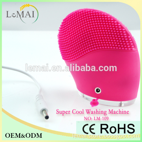 Rechargeable Electric Silicone Facial Cleansing Brush As Seen On tv